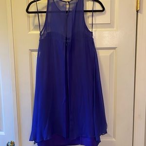 WOW! Nicole Miller Flowy Sleeveless Silk Dress EUC